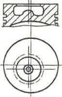 Поршень (діаметр 104мм, STD) IVECO EUROCARGO I-III 8060.25R.4200LTC-8060.45R.5005 01.91-09.15 - NURAL 8710390030
