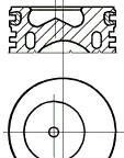 Поршень - NURAL 87-107000-10