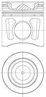 Поршень - NURAL 87-121900-00