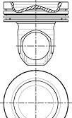 Поршень - NURAL 87-123200-10