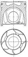 Поршень - NURAL 87-136500-65