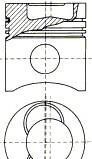 Поршень - NURAL 87-136500-95