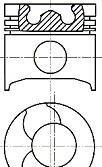 Поршень - NURAL 87-142500-00