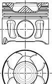 Поршень - NURAL 87-146100-10