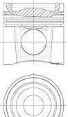 Поршень - NURAL 87-289300-10