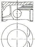 Поршень - NURAL 87-307707-10