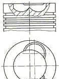 Поршень - NURAL 87-335900-30