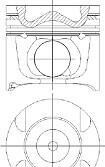 Поршень - NURAL 87-427400-30