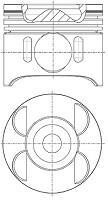 Поршень - NURAL 87-433405-00