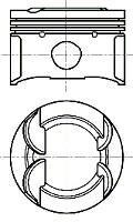 Поршень - (55559652, 55566602, 55566881) NURAL 87-435300-00