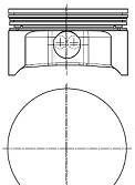 Поршень - NURAL 87-443700-00