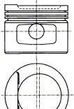Поршень - NURAL 87-501800-20