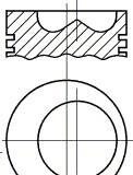 Поршень - NURAL 87-741600-00
