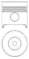 Поршень (діаметр 103мм, STD) FIAT 1000 S, 1180, 1180 DT, 566 2WD, 566 4WD, 580, 580 DT, 780, 780 DT, 880/5, 880/5 DT FIATAGRI 780 DT, 8805 IVECO 109-14, 109-14 H, 50-8, 50-8 H, 50-8 V, 60-8 - NURAL 8778200000