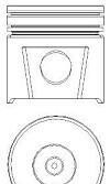 Поршень - NURAL 87-784821-00