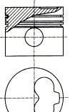 Поршень - NURAL 87-990100-40