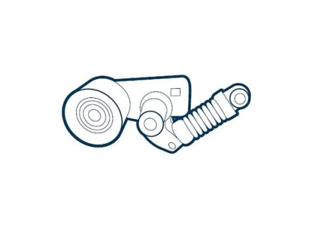 Натягувач поліклинового ременя MAN HOCL, LION´S CITY, LION´S COACH, NG, NL, NÜ, TGA, TGS I, TGX I NEOPLAN CITYLINER II, STARLINER, TOURLINER I D0826LUH-OM542.925 04.91- - ((51958007460, 51958007473, 51958007446)) OE Germany 02 2050 200001 (фото 1)