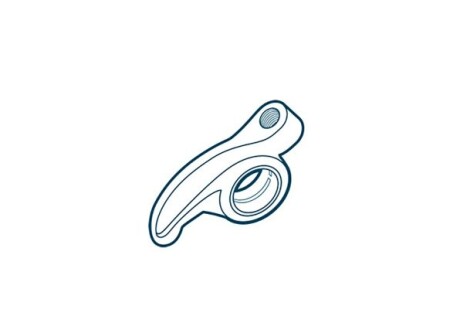 Коромисло DEUTZ F2L912 F3L912 F4L912 F5L912, FENDT 1 / 2 / 3 / 4 / 5, 200, 300, 80, F ABG ALEXANDER, BV, MAW, PUMA, SAW, SF, TITAN, WZ AHLMANN A, AF, AS ATLAS 1000, AB / AB 02 4.236-F8L413 - OE Germany 04 0512 912000