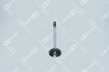 Впускний клапан (41,7x8x125мм) DEUTZ DEUTZ FAHR AGROPLUS, AGROTRON BF4L1012E-BF6M1012E 01.95- - OE Germany 04 0520 101200 (фото 1)