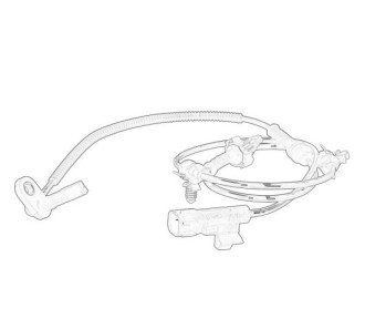 Датчик ABS передн Лів/Прав ASTRA K, ASTRA K/KOMBI 1.0-1.6D 06.15- - Opel 42703444
