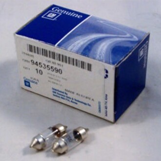 Лампа розжарювання c10w 12v 10w - Opel 94535590