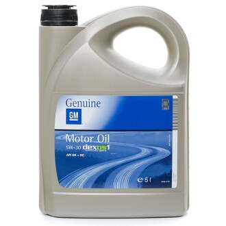 Олива моторна GM 5W30 DEXOS1 Generation2 5л. - Opel 95599877