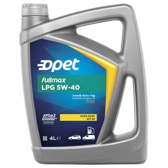 Моторное масло FullMax LPG 5W-40, 4 л - Opet 601214844