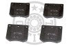 Комплект гальмівних накладок, дискове гальмо - Optimal BP-09109 (фото 1)