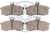 Комплект гальмівних накладок, дискове гальмо - Optimal BP-09448 (фото 2)