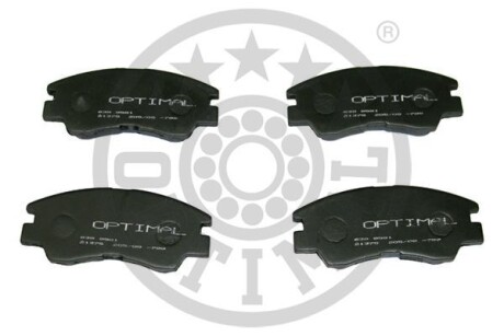 Комплект гальмівних накладок, дискове гальмо - Optimal BP-09581