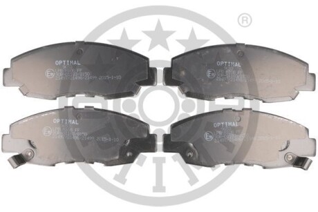 Комплект гальмівних накладок, дискове гальмо - (45022SM4G00, 45022SM4526, 45022SM4G01) Optimal BP-09653
