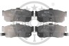 Колодки гальмівні (задні) Nissan Almera/Maxima 95-00/Primera 90-98/Sunny 90-95/Infiniti I30 97- - ((440606E390, 440600N690, 4406031U90, 440604U090, 4406073C91)) Optimal BP09728 (фото 1)