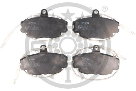 Комплект гальмівних накладок, дискове гальмо - ((449133041, 449133040, 95658557)) Optimal BP-09749