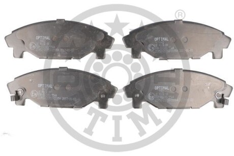 Комплект гальмівних накладок, дискове гальмо - ((0449187724000, 0449187725000, 0449187727000, 0449187728000, 0449187731000)) Optimal BP-09962