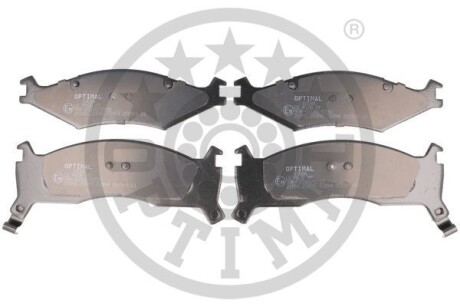 Комплект гальмівних накладок, дискове гальмо - Optimal BP-10086
