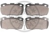 Комплект гальмівних накладок, дискове гальмо - (rtc5574, sfp000260, stc1275) Optimal BP-10105 (фото 2)