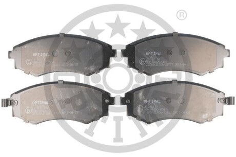 Комплект гальмівних накладок, дискове гальмо - Optimal BP-10237