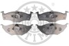 Комплект гальмівних накладок, дискове гальмо - (6E0698151) Optimal BP-12085 (фото 1)