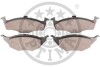 Комплект гальмівних накладок, дискове гальмо - (6E0698151) Optimal BP-12085 (фото 2)