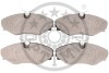 Комплект гальмівних накладок, дискове гальмо - (6025371662) Optimal BP-12112 (фото 2)