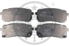 Комплект гальмівних накладок, дискове гальмо - (583024DE00) Optimal BP-12282 (фото 1)