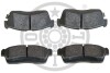 KLOCKI HAMULCOWE DAIHATSU CHARADE VI (L251, L250_, L260_), CUORE VII (L275_, L285_, L276_), 03> PRZOD SZT - (04465B1110000, 04465B2050000, 04491B1010000) Optimal BP12413 (фото 2)