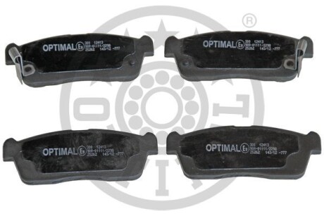 Klocki hamulcowe daihatsu charade vi (l251, l250_, l260_), cuore vii (l275_, l285_, l276_), 03> przod szt - Optimal BP12413