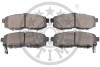 Комплект гальмівних накладок, дискове гальмо - (ley42643z, ley42643za) Optimal BP-12421 (фото 2)