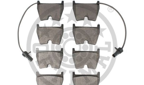 Фото 2 - Гальмівні колодки Optimal BP-12517 (BP12517)