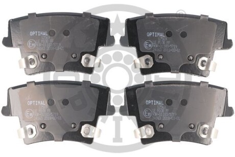 Комплект гальмівних накладок, дискове гальмо - Optimal BP-12569
