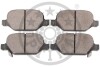 Комплект гальмівних накладок, дискове гальмо - (77366388) Optimal BP-12639 (фото 2)