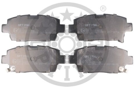 Комплект гальмівних накладок, дискове гальмо - Optimal BP-12643
