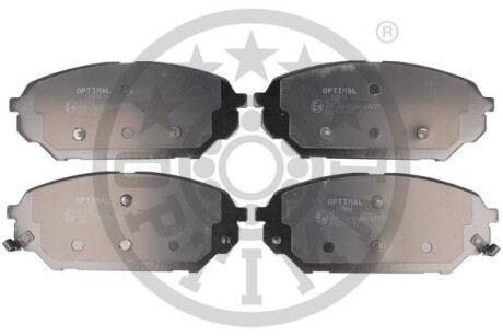 Комплект гальмівних накладок, дискове гальмо - Optimal BP-12661