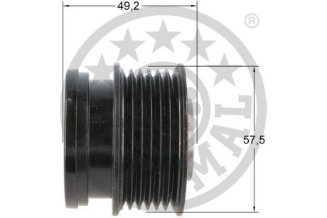 Фото 3 - Шків генератора Optimal F5-5011 (F55011)